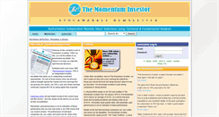 Desktop Screenshot of momentuminvestor.co.uk